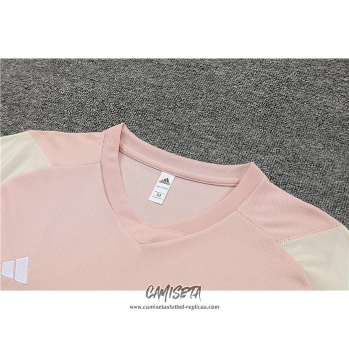 Chandal del Lyon 2023-2024 Manga Corta Rosa - Pantalon Corto